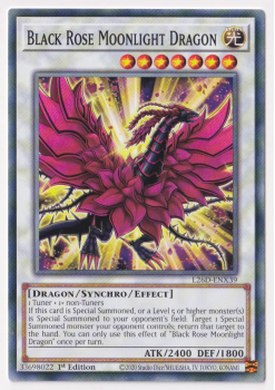 Black Rose Moonlight Dragon (Common) single card from Yu-Gi-Oh!
