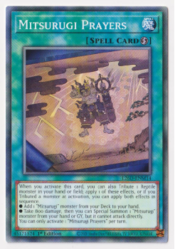 Mitsurugi Prayers (Common) single card from Yu-Gi-Oh!