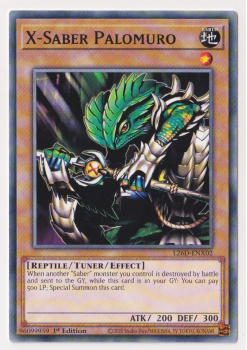 X-Saber Palomuro (Common) single card from Yu-Gi-Oh!