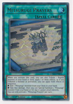 Mitsurugi Prayers (Ultra Rare) single card from Yu-Gi-Oh!