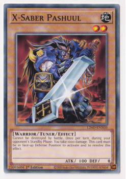 X-Saber Pashuul (Common) single card from Yu-Gi-Oh!