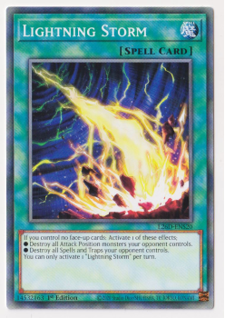 Lightning Storm (Common) single card from Yu-Gi-Oh!