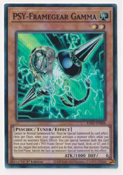 PSY-Framegear Gamma (Super Rare) single card from Yu-Gi-Oh!