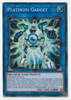 Platinum Gadget (Super Rare) single card from Yu-Gi-Oh!