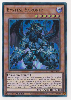 Bystial Saronir (Ultra Rare) single card from Yu-Gi-Oh!