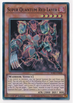 Super Quantum Red Layer (Super Rare) single card from Yu-Gi-Oh!