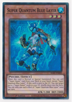 Super Quantum Blue Layer (Super Rare) single card from Yu-Gi-Oh!