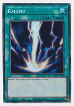Raigeki (Super Rare) single card from Yu-Gi-Oh!