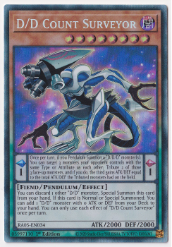 D/D Count Surveyor (Collector's Rare) single card from Yu-Gi-Oh!