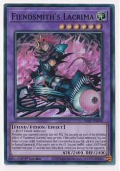 Fiendsmith's Lacrima (Super Rare) single card from Yu-Gi-Oh!