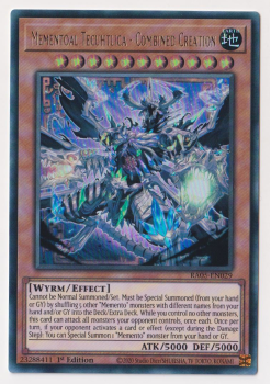 Mementoal Tecuhtlica - Combined Creation (Ultra Rare) single card from Yu-Gi-Oh!