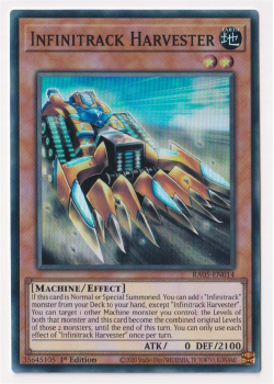 Infinitrack Harvester (Super Rare) single card from Yu-Gi-Oh!