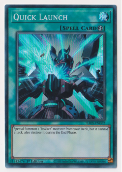 Quick Launch (Super Rare) single card from Yu-Gi-Oh!