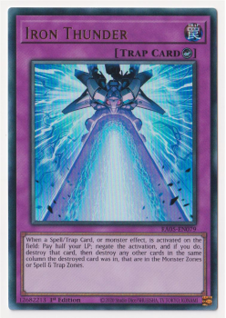 Iron Thunder (Ultra Rare) single card from Yu-Gi-Oh!