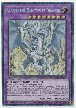 Albion the Sanctifire Dragon (Collector's Rare) single card from Yu-Gi-Oh!