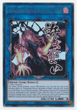 Promethean Princess, Bestower of Flames (Ultra Rare) single card from Yu-Gi-Oh!