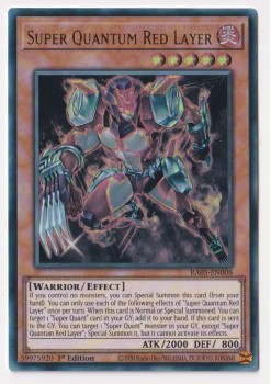 Super Quantum Red Layer (Ultra Rare) single card from Yu-Gi-Oh!