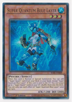 Super Quantum Blue Layer (Ultra Rare) single card from Yu-Gi-Oh!