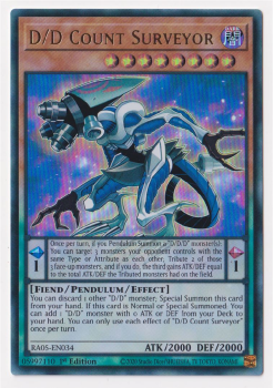 D/D Count Surveyor (Ultra Rare) single card from Yu-Gi-Oh!