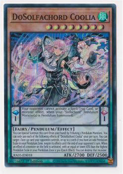 DoSolfachord Coolia (Super Rare) single card from Yu-Gi-Oh!