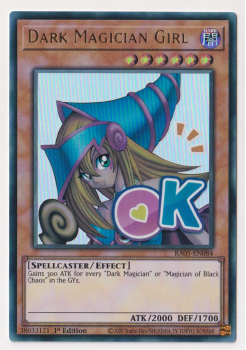Dark Magician Girl (Ultra Rare) single card from Yu-Gi-Oh!