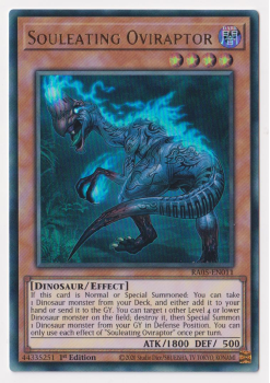 Souleating Oviraptor (Ultra Rare) single card from Yu-Gi-Oh!