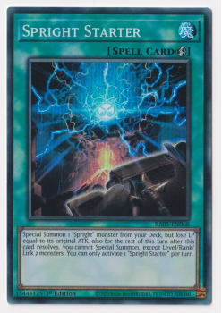 Spright Starter (Super Rare) single card from Yu-Gi-Oh!