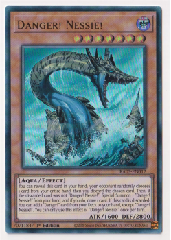 Danger! Nessie! (Ultra Rare) single card from Yu-Gi-Oh!