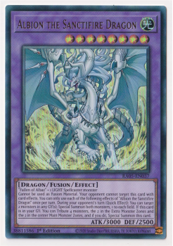 Albion the Sanctifire Dragon (Ultra Rare) single card from Yu-Gi-Oh!