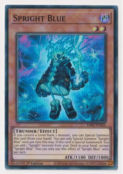 Spright Blue (Super Rare) single card from Yu-Gi-Oh!