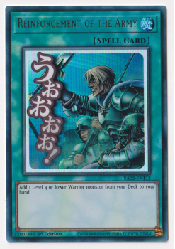 Reinforcement of the Army (Ultra Rare) single card from Yu-Gi-Oh!