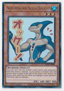 Neo-Spacian Aqua Dolphin (Ultra Rare) single card from Yu-Gi-Oh!