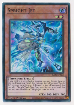 Spright Jet (Super Rare) single card from Yu-Gi-Oh!