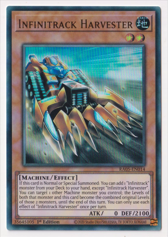 Infinitrack Explosion Card Infinitrack Harvester (Ultra Rare) : RA05-EN014 - Yu-Gi-Oh! Single Card