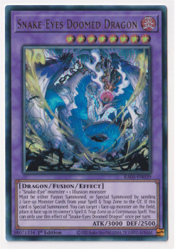 Snake-Eyes Doomed Dragon (Ultra Rare) single card from Yu-Gi-Oh!