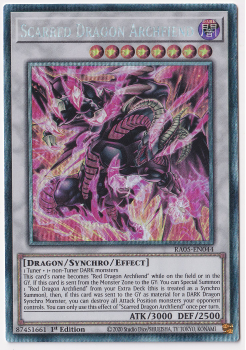 Scarred Dragon Archfiend (Collector's Rare) single card from Yu-Gi-Oh!