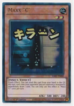Maxx C (Ultra Rare) single card from Yu-Gi-Oh!