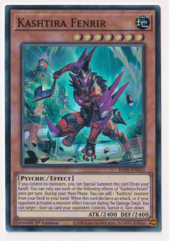 Kashtira Fenrir (Super Rare) single card from Yu-Gi-Oh!
