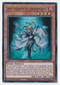 Loptr, Shadow of the Generaider Bosses (Ultra Rare) single card from Yu-Gi-Oh!