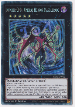 Number C104: Umbral Horror Masquerade (Collector's Rare) single card from Yu-Gi-Oh!