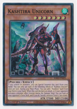 Kashtira Unicorn (Super Rare) single card from Yu-Gi-Oh!