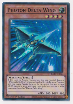 Photon Delta Wing (Super Rare) single card from Yu-Gi-Oh!