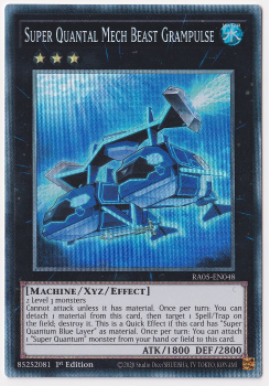Super Quantal Mech Beast Grampulse (Collector's Rare) single card from Yu-Gi-Oh!