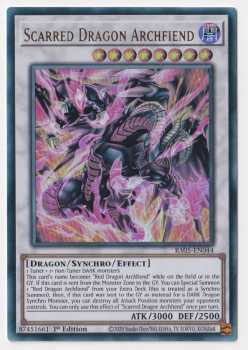 Scarred Dragon Archfiend (Ultra Rare) single card from Yu-Gi-Oh!