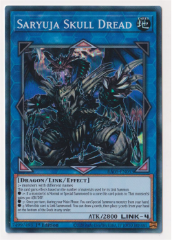 Saryuja Skull Dread (Super Rare) single card from Yu-Gi-Oh!