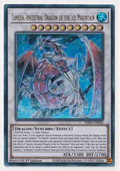 Lancea, Ancestral Dragon of the Ice Mountain (Ultra Rare) single card from Yu-Gi-Oh!