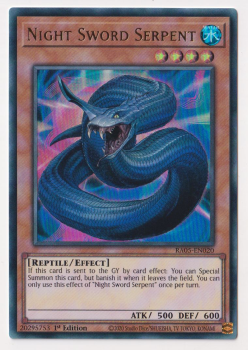 Night Sword Serpent (Ultra Rare) single card from Yu-Gi-Oh!
