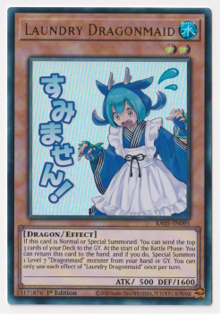 Laundry Dragonmaid (Ultra Rare) single card from Yu-Gi-Oh!