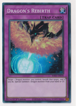 Dragon's Rebirth (Super Rare) single card from Yu-Gi-Oh!