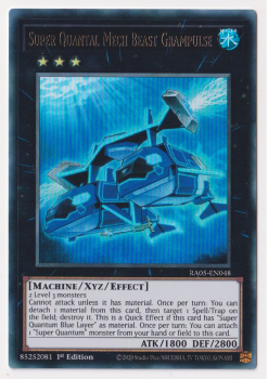 Super Quantal Mech Beast Grampulse (Ultra Rare) single card from Yu-Gi-Oh!